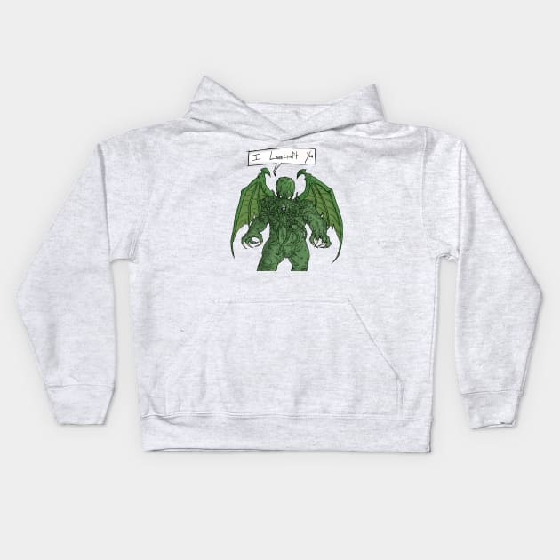 Cthulu Kids Hoodie by TheDoodleDream